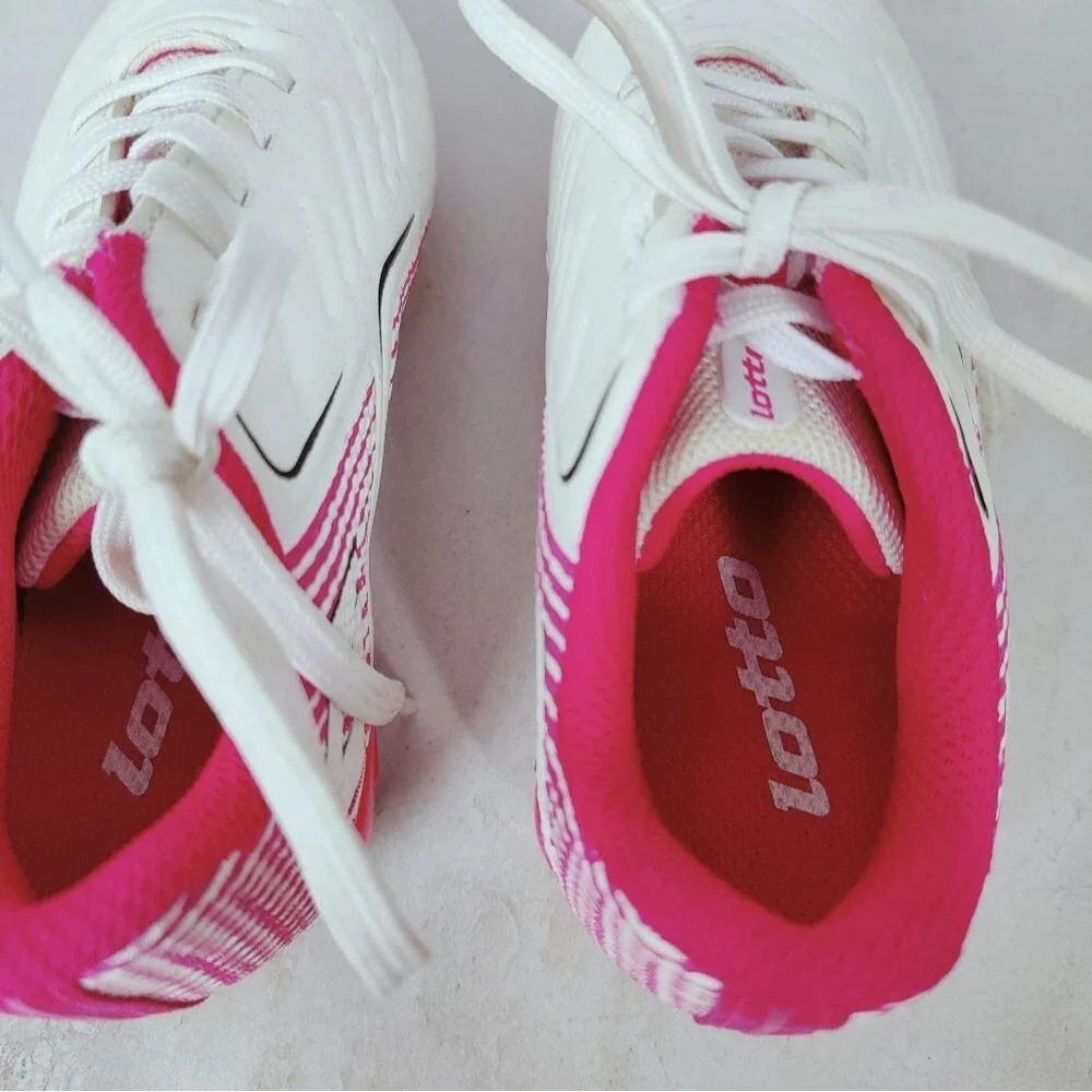 Lotto Toddler Girls' Roma 500 Soccer Cleats, Pink White, Sz 9K